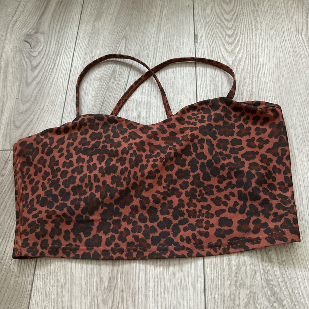Kendall Toole x Spiritual Gangster Leopard Print Women's Bra and Leggings